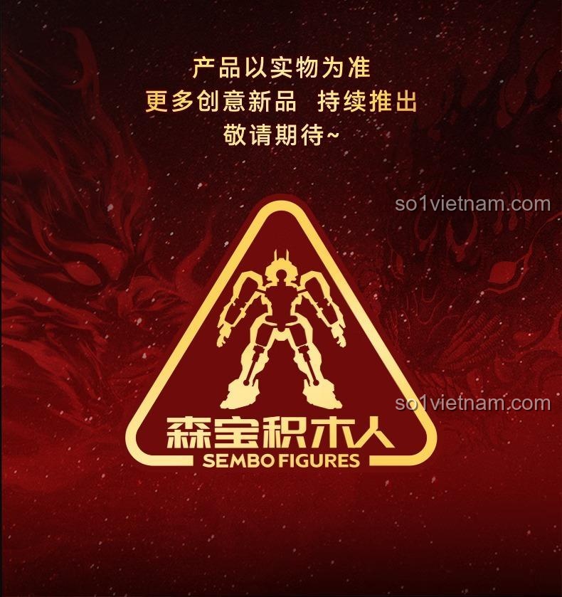 Figure Rồng Xanh Hổ Trắng 900038 với các chi tiết sơn vàng sẵn, đồ chơi lắp ráp chất lượng cao cho con trai 14 tuổi.