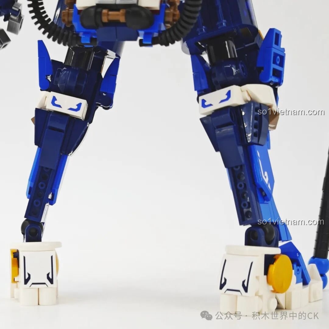 Hộp sản phẩm bộ lắp ghép SEMBO Ngũ Hổ Tướng Mã Siêu 103395 với hình ảnh robot mecha mạnh mẽ, thu hút bé trai.