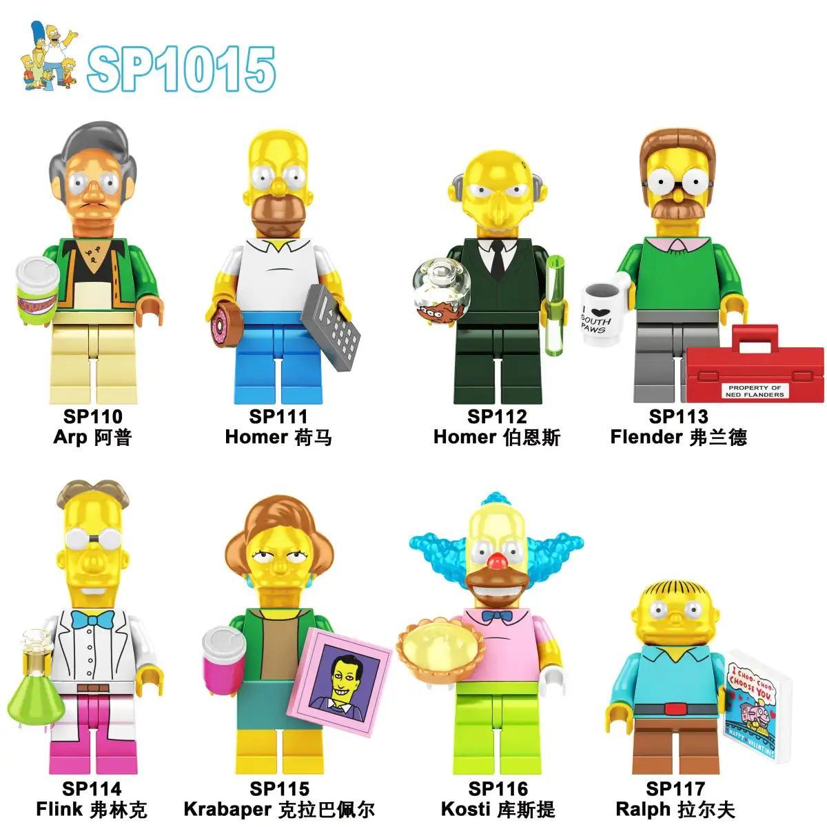 Bộ 8 Minifigures The Simpsons SP1015 - Ralph (La Er Fu)