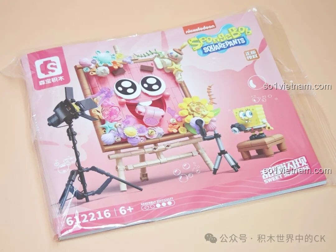 Quá trình lắp ráp bộ SEMBO Spongebob