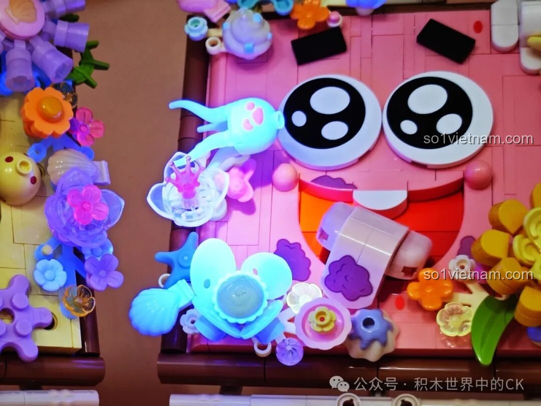 Cận cảnh chi tiết bộ lắp ghép SEMBO Spongebob