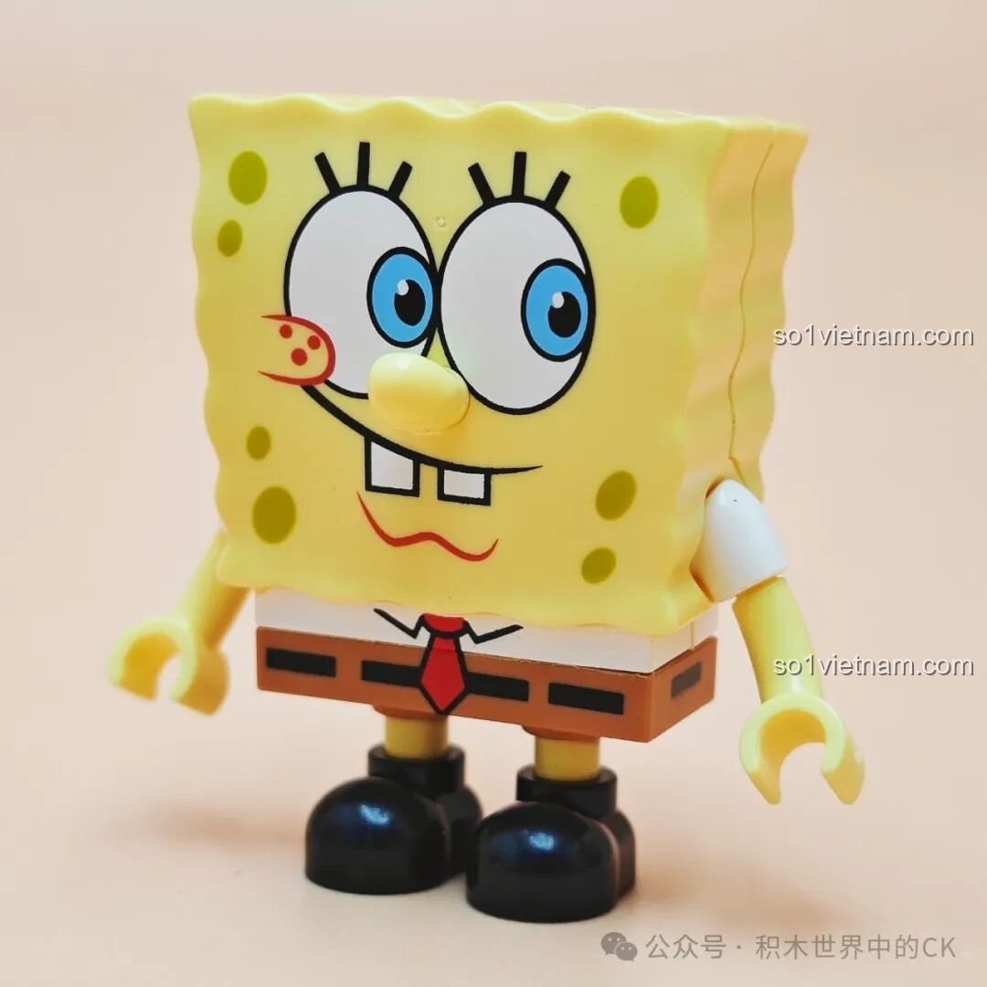 Cận cảnh chi tiết bộ lắp ghép SEMBO Spongebob