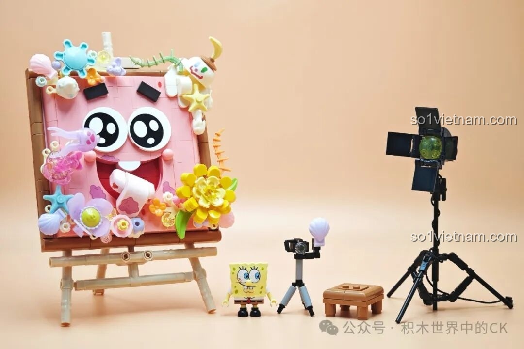 Toàn cảnh bộ lắp ghép SEMBO Spongebob
