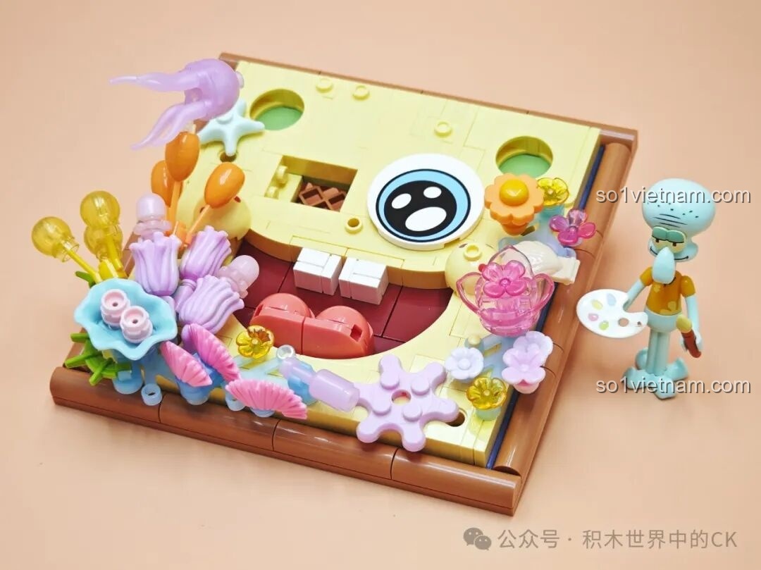 Sách hướng dẫn lắp ráp cho bộ SEMBO Spongebob