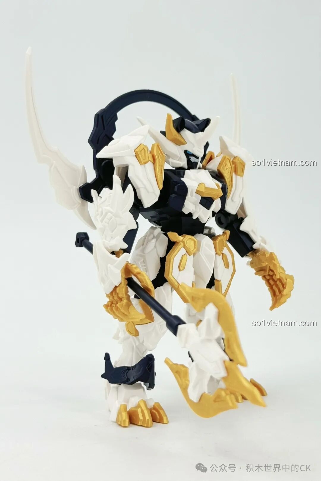 Hộp đồ chơi, thẻ nhân vật và gói thẻ sưu tầm của mô hình robot Sembo Thanh Long 900003, thuộc series Nguyên Linh Chiến Kỷ.