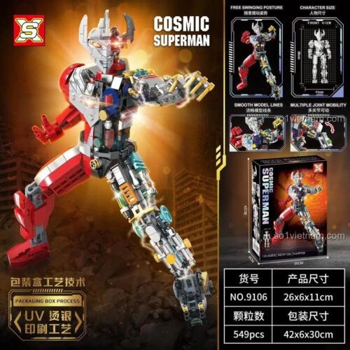 Mô hình Cosmic Superman Shuang Xiang SX9106 đã lắp ráp