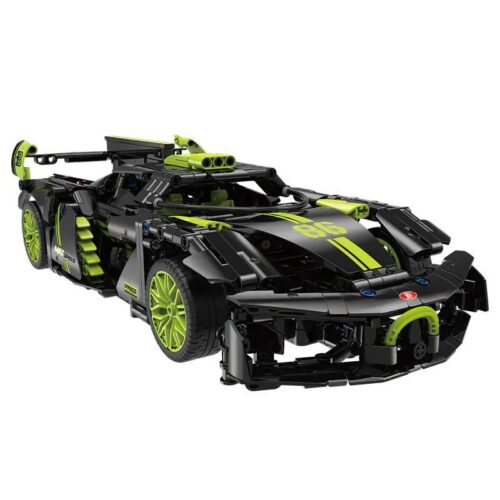 Mô hình Siêu xe Bugatti V16 màu đen xanh lá, tỉ lệ 1:14, 1148 mảnh, đồ chơi lắp ghép cho bé trai 8 tuổi, giá tốt