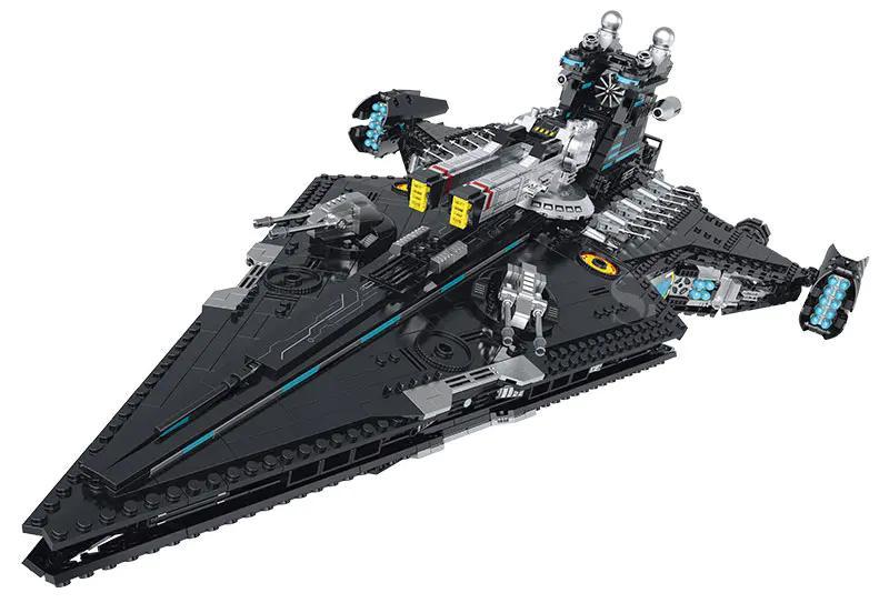 ShuangGao 60530 Tàu Ngôi Sao Bóng Đêm Bộ Lắp Ghép Mô Hình Tàu Vũ Trụ Đen Lớn