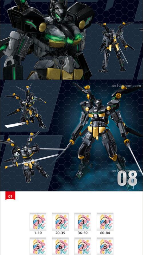 Robot Hắc Diện Hiệp Sĩ Sluban M38-B1052, Robot chiến đấu Sluban M38-B1052, Mô hình Robot Hắc Diện Hiệp Sĩ Sluban M38-B1052, Robot Mecha Hắc Diện Hiệp Sĩ Sluban M38-B1052, sách Sluban M38B1052 Mô hình Robot Hắc Diện Hiệp Sĩ