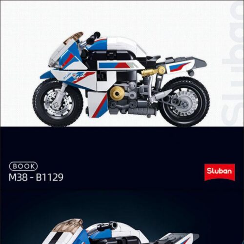 Hướng dẫn lắp ghép Sluban M38-B1129 Xe mô tô BMW S1000MS PDF gốc chất lượng cao