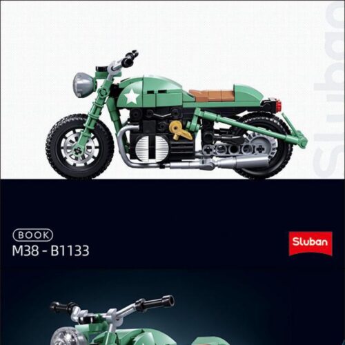 Sách Hướng Dẫn Lắp Ráp Mô tô BMW R75MS Sluban M38-B1133 Hướng Dẫn Lắp Ráp Sluban 1133 Mô tô BMW R75MS