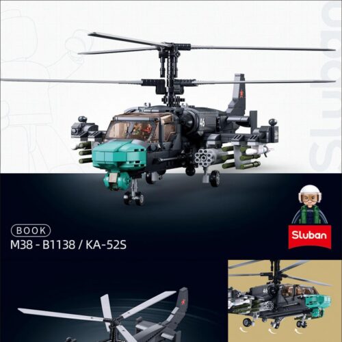 Trực thăng vũ trang KA-54S Sluban M38-B1138 sách Sluban M38 B1138 Máy bay trực thăng quân sự KA-54S