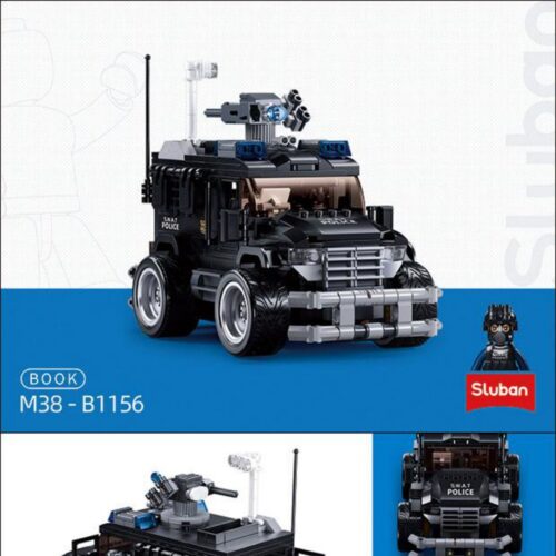 Sách Hướng Dẫn Lắp Ghép Sluban M38-B1156 Xe Đặc Nhiệm Hổ Vồ - Hướng dẫn lắp ghép Sluban 1156 Xe Điều Khiển Từ Xa