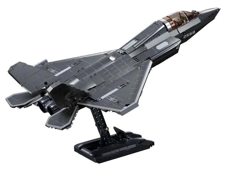 Bộ lắp ghép Máy bay chiến đấu tàng hình J-35 Sluban M38-B1186 sơn kim loại tỉ lệ 1:44 cho bé trai 6 tuổi giá tốt