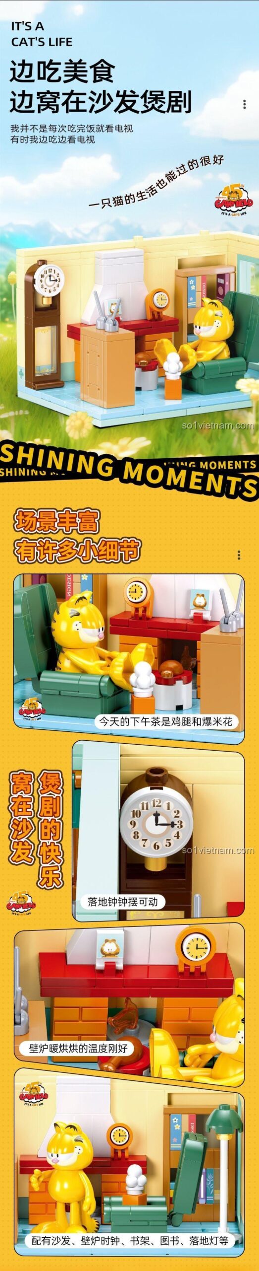 Mô tả chi tiết Sluban M38-B1226 Garfield 2