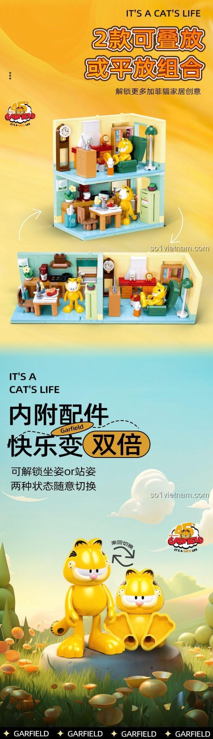 Mô tả chi tiết Sluban M38-B1226 Garfield 3