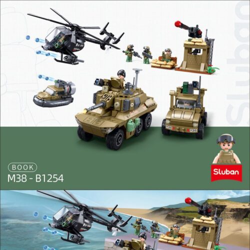 Sách Hướng Dẫn Lắp Ráp Sluban M38-B1254 Chiến Dịch Tấn Công Phối Hợp A PDF Gốc Chất Lượng Cao