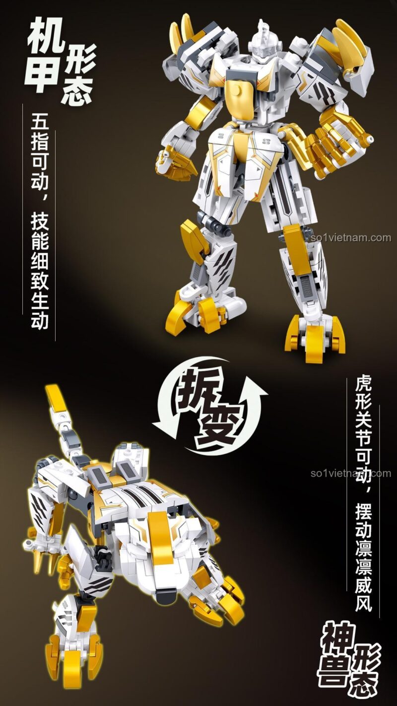 minifigure phi công của bộ lắp ghép Sluban M38B1276 Cơ Giáp Bạch Hổ, đồ chơi robot cho bé trai 6 tuổi, giá tiết kiệm