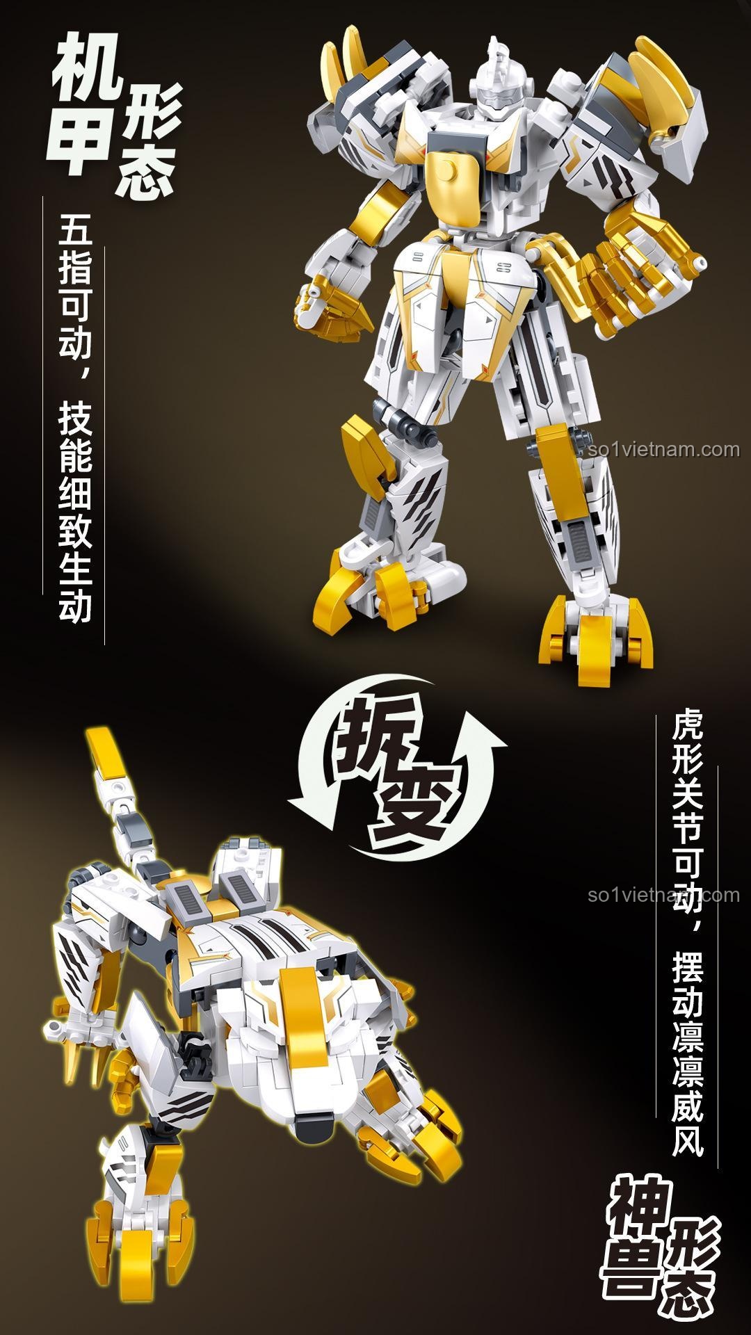 minifigure phi công của bộ lắp ghép Sluban M38B1276 Cơ Giáp Bạch Hổ, đồ chơi robot cho bé trai 6 tuổi, giá tiết kiệm