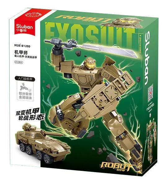 Hộp đồ chơi bộ lắp ghép Sluban M38-B1280 Cơ Giáp Sư Thiên Yết