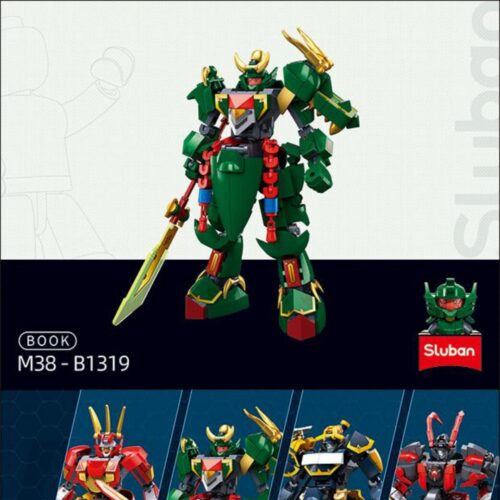 Quan Vũ Vân Trường Võ Thánh Sluban M38-B1319 Hướng dẫn lắp ghép Sluban M38-B1319 Mecha Quan Vũ