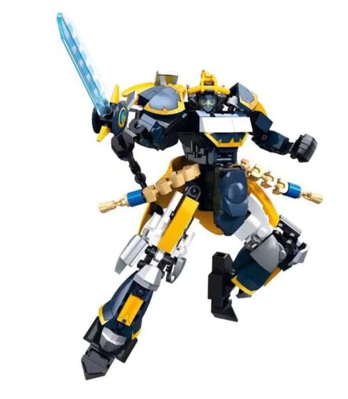Bộ lắp ghép Sluban M38-B1320 Mecha Trương Phi Dực Đức Hoàn Hầu chiến đấu, mô hình robot Tam Quốc dũng mãnh, đồ chơi lắp ráp cho bé trai 6 tuổi giá tốt