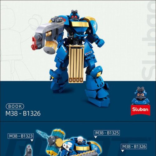 Robot Rồng Lửa Lão Luyện Sluban M38-B1326 - Hướng dẫn lắp ghép Sluban 1326 Robot Lão Luyện