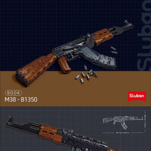 Súng trường tấn công AKM trong game Hòa Bình Tinh Anh Sluban M38-B1350 sách hướng dẫn Sluban M38-B1350 Súng trường tấn công AKM