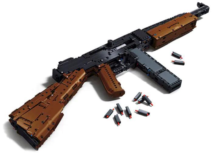 bộ lắp ghép Súng tiểu liên Thompson M1928A1-S Sluban M38-B1351, mô hình súng bắn đạn nhựa tỉ lệ 1:1 cho con trai 14 tuổi, giá tốt.