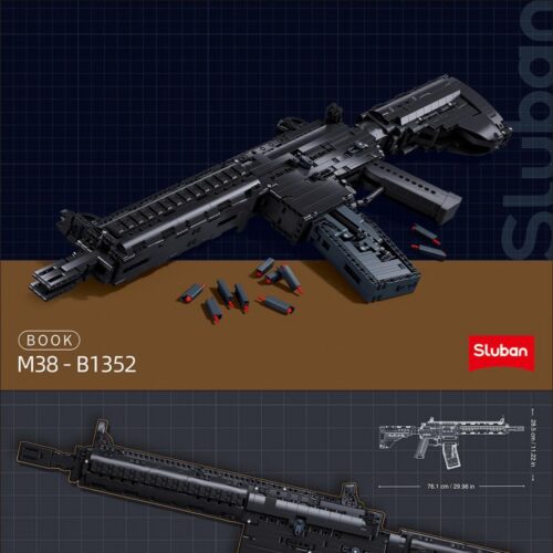 Súng trường tấn công M416 Game for Peace, Súng trường tấn công M416, Mô hình súng M416, Súng M416 Game for Peace, Súng lắp ráp M416 Sluban M38-B1352 hướng dẫn lắp ráp Sluban M38-B1352 Súng trường tấn công M416