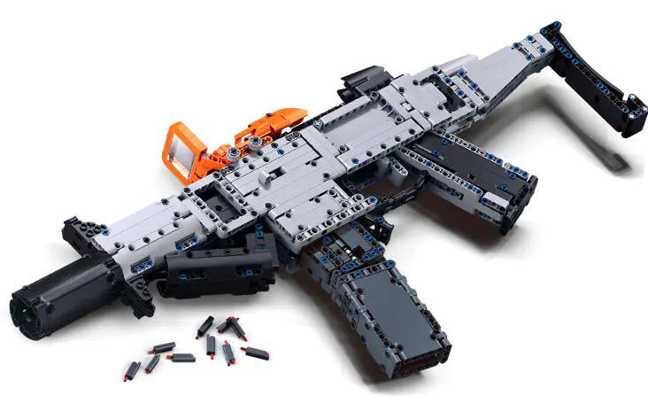 Bộ đồ chơi Súng tiểu liên SMG-45DS Sluban M38-B1357, mô hình súng SMG-45DS bắn đạn xốp an toàn, phù hợp bé trai 14 tuổi, giá tốt.