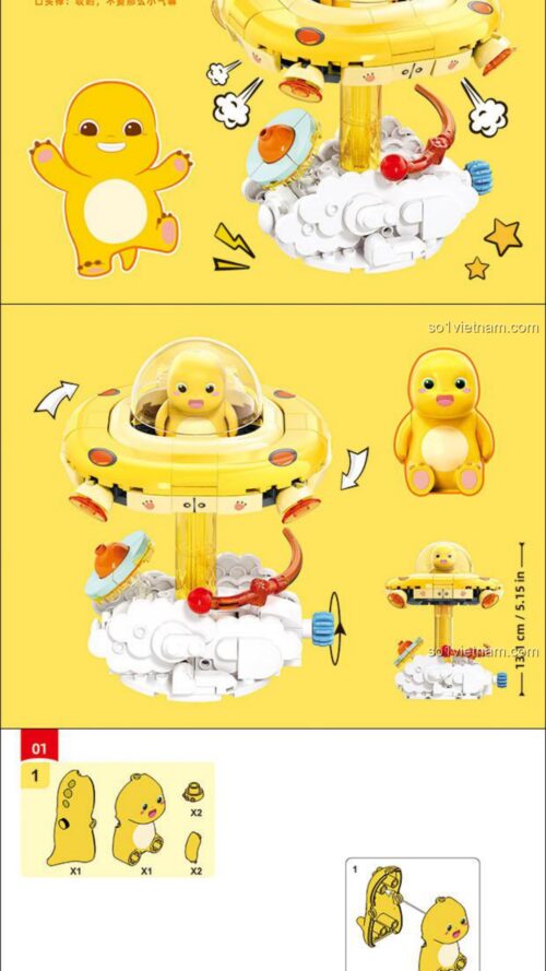 Đĩa bay Nai Long Sluban M38-B1513 Hướng dẫn lắp ráp Sluban M38-B1513 Đĩa bay Nai Long