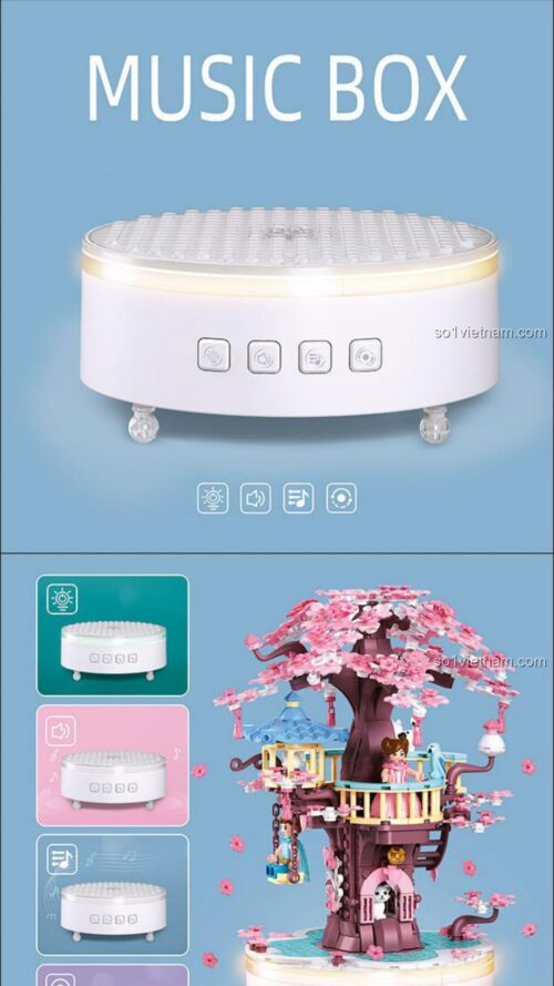 Hướng Dẫn Lắp Ráp Sluban M38B1169 Hộp Nhạc Cây Ước Nguyện