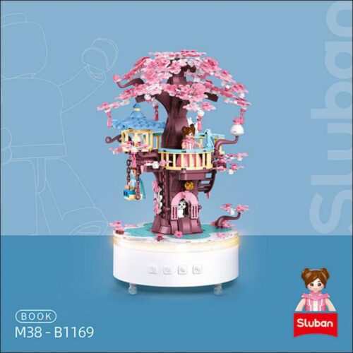 Hộp Nhạc Hoa Anh Đào Ước Nguyện Sluban M38-B1169 Sách Hướng Dẫn Lắp Ráp