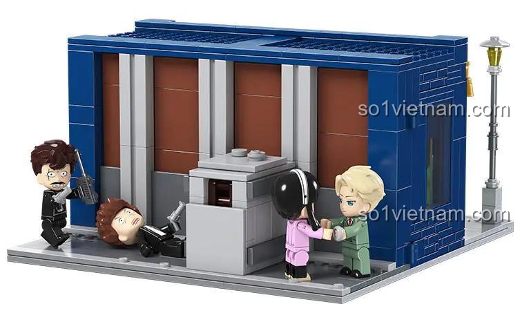 Bộ lắp ghép Spy x Family 33004 Kalos Blocks cảnh cầu hôn