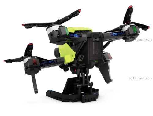 Mô hình Drone DJI FPV lắp ghép Star Castle 32010 nhìn từ phía sau