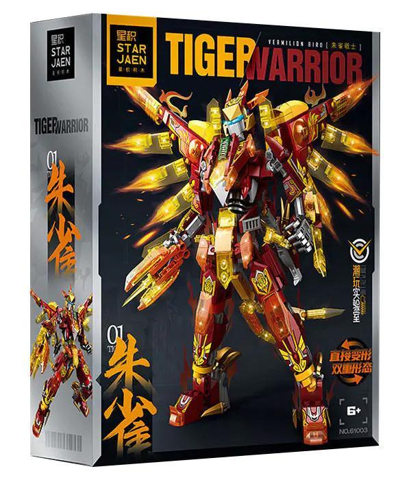 Robot Chu Tước Star Jaen 61003, bộ lắp ghép robot biến hình, đồ chơi robot cho bé trai 6 tuổi, 511 mảnh ghép, giá tốt