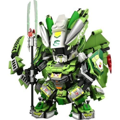 Hộp sản phẩm của bộ xếp hình StarJaen 61019 Mecha Rắn Tỵ, món quà lý tưởng cho bé trai yêu thích robot và 12 con giáp.