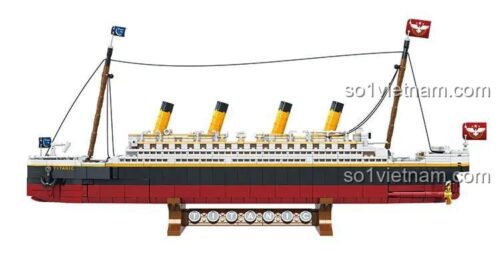 Đồ chơi mô hình Tàu Titanic SX 9009, bộ xếp hình Tàu Titanic 1507 chi tiết, tái hiện con tàu huyền thoại cho bé trai 8 tuổi