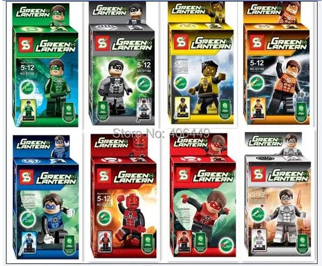 Bộ đồ chơi Green Lantern SY186, bộ lắp ghép Siêu anh hùng Green Lantern SY, đồ chơi mô hình Nhân vật Green Lantern 5 tuổi, giá rẻ, chất lượng cao