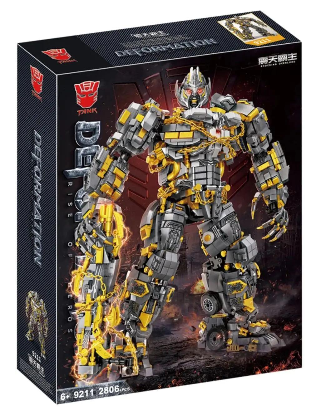 Hộp sản phẩm bộ lắp ráp TANK 9211 Robot Megatron, đồ chơi mô hình cho bé trai 6 tuổi giá rẻ.