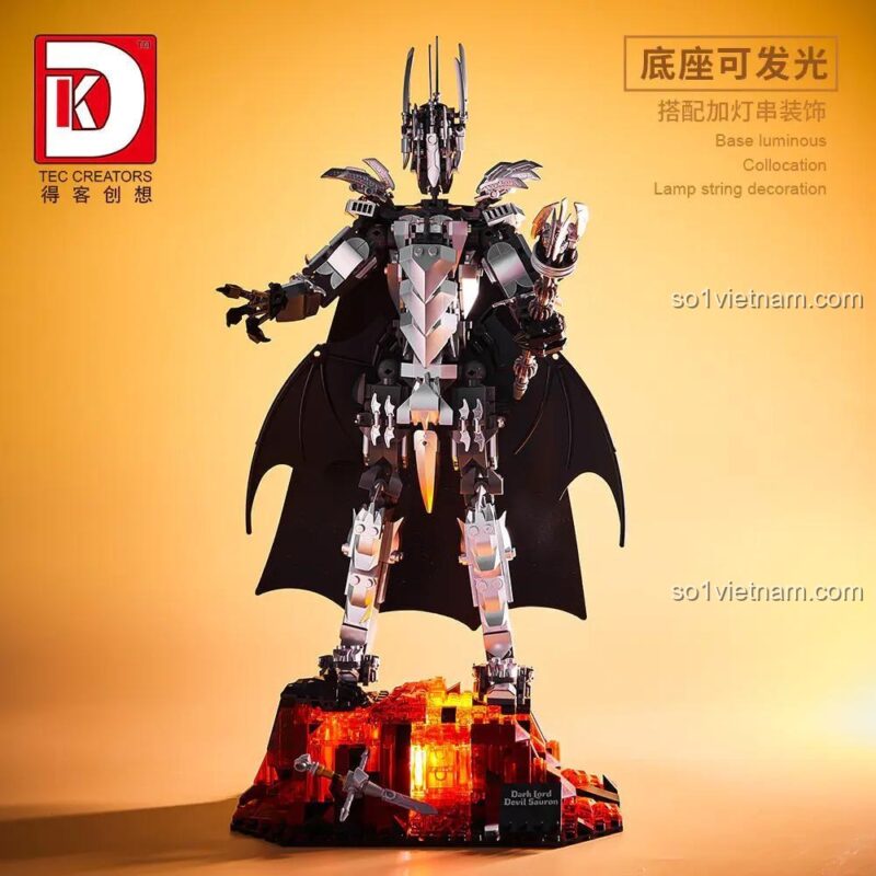Chân đế đèn LED của mô hình Chúa tể Hắc ám Sauron TEC CREATORS 6007