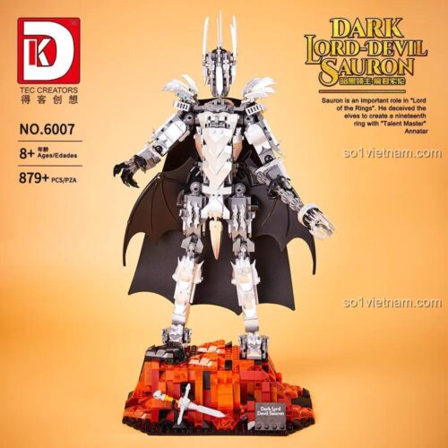 Mô hình Chúa tể Hắc ám Sauron TEC CREATORS 6007 lắp ráp hoàn chỉnh