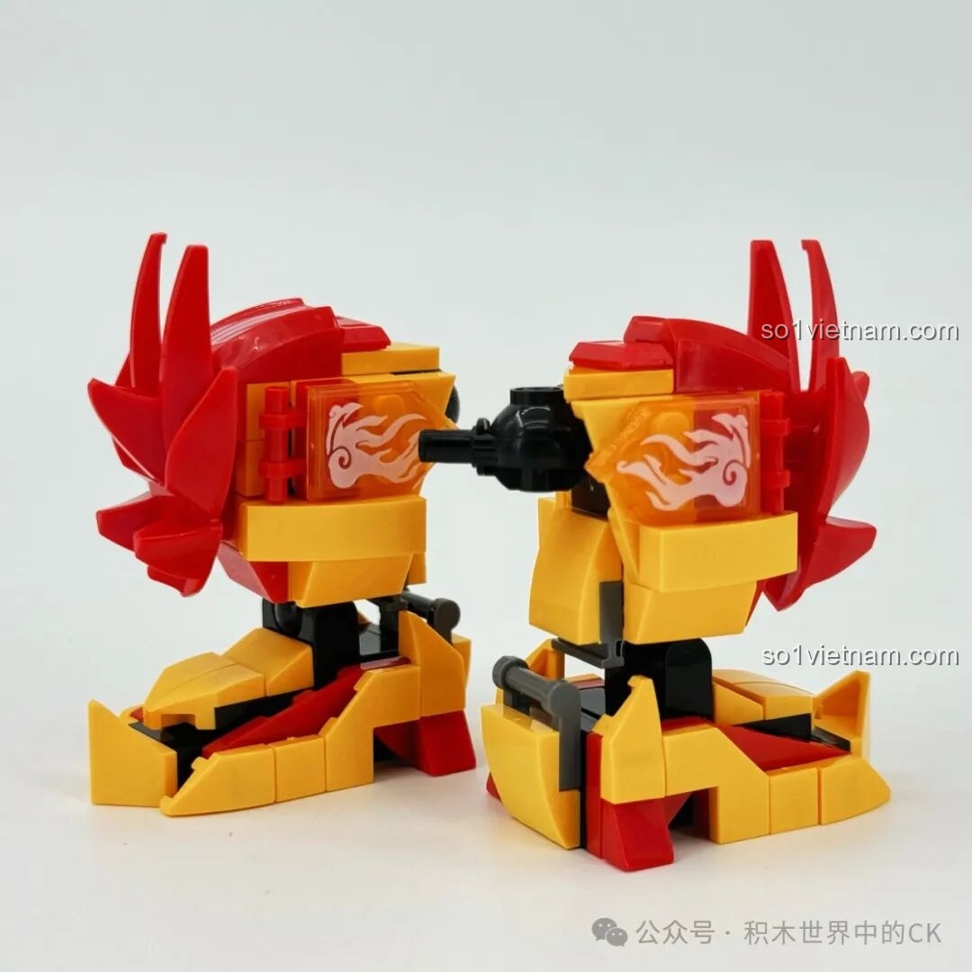 Thân dưới robot gấu trúc ZHEGAO Quan Vũ