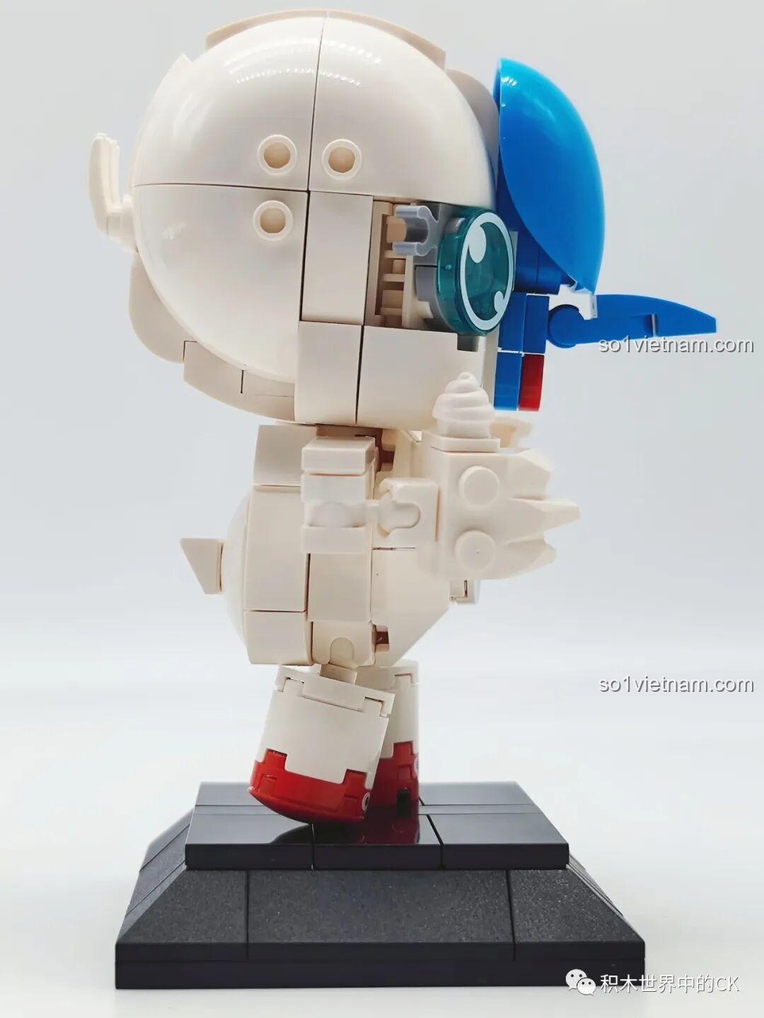 Bộ xếp hình Biểu tượng Hiệp hội đồ chơi Trừng Hải cho con gái từ 6 tuổi, thiết kế đối xứng và cân đối.