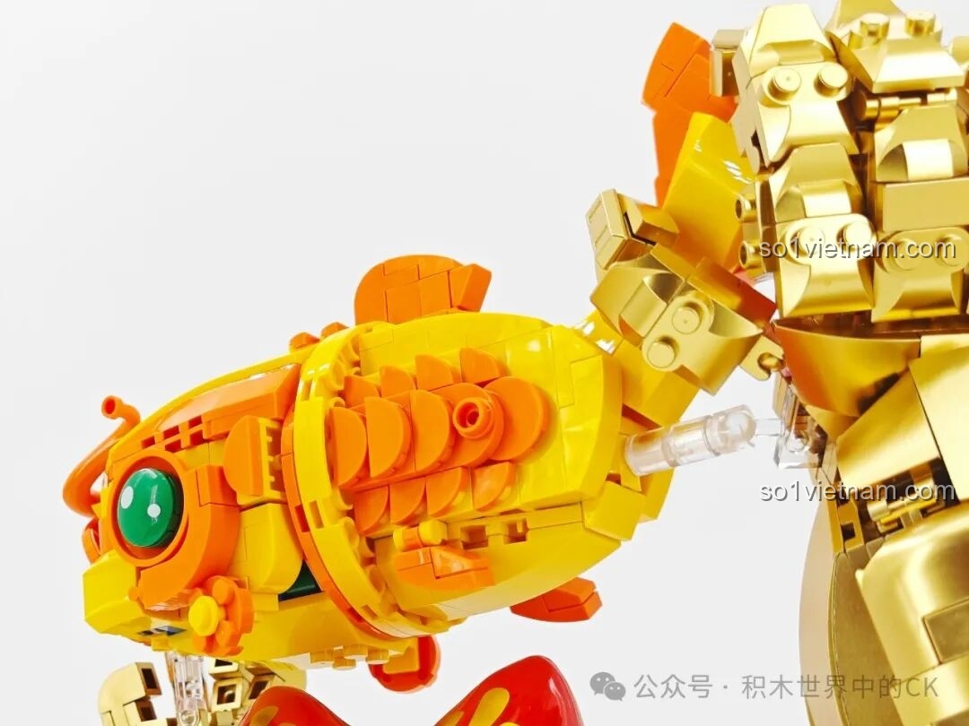 Cận cảnh khuôn mặt Mèo Chiêu Tài TOP TOY TC1830