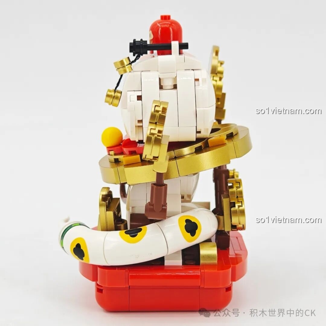Thành phẩm bộ Zoin GK304 Mèo Chiêu Tài - Góc nhìn 2