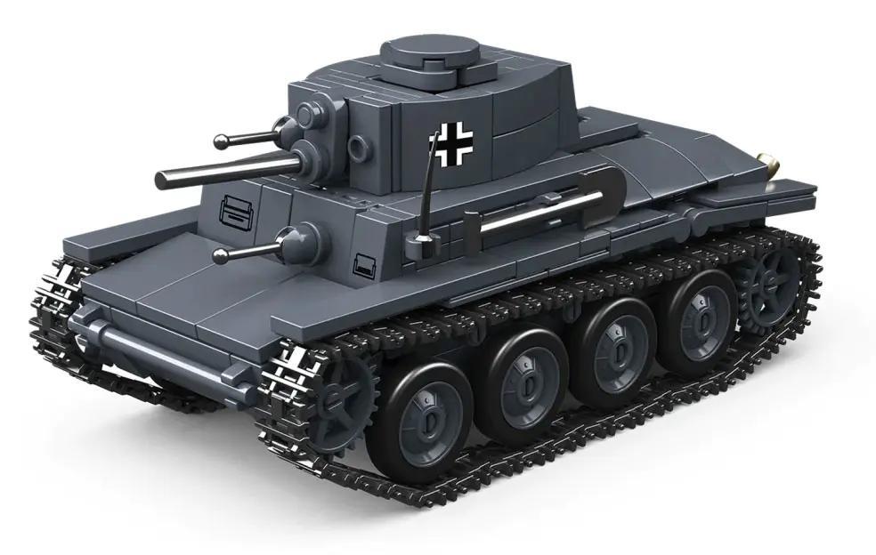 Bộ đồ chơi Third Party 300001 Xe tăng hạng nhẹ 38T-A 1:35, mô hình xe tăng Đức 38T-A chất lượng cao cho bé trai 6 tuổi, giá tốt