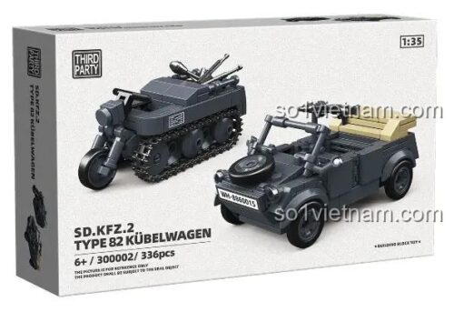 Bộ đồ chơi Xe Bán Xích Sd.Kfz.2, phù hợp cho con trai 6 tuổi, giá tốt.