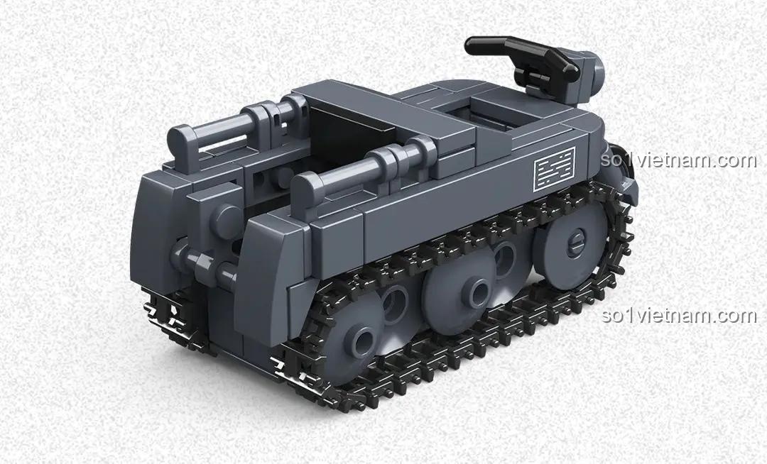 Đồ chơi lắp ráp ThirdParty, đồ chơi mô hình xe quân sự Đức, chất lượng tốt, đáng tiền.
